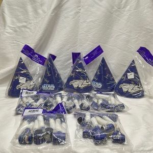 Vintage Star Wars party hats & blowouts set